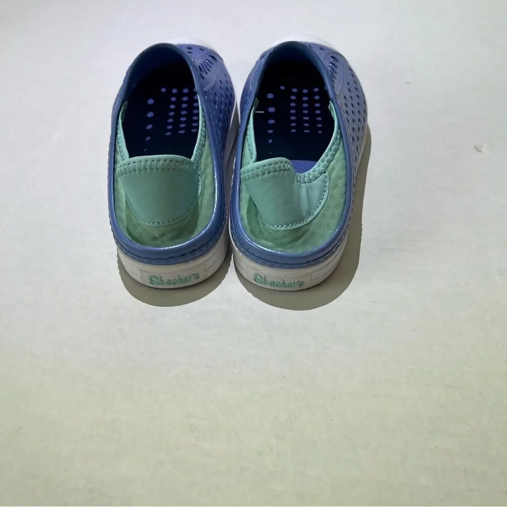 Skechers‎ Foamies Blue Water Shoes Slip On kids size 3 Aqua Beach Casual